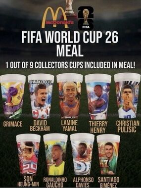 McDonald's multi-colored FIFA World Cup (Grimace)